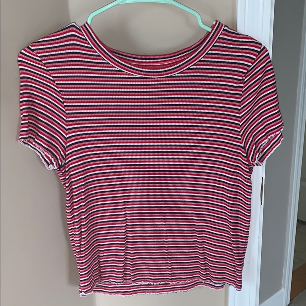 Striped cropped T-Shirt